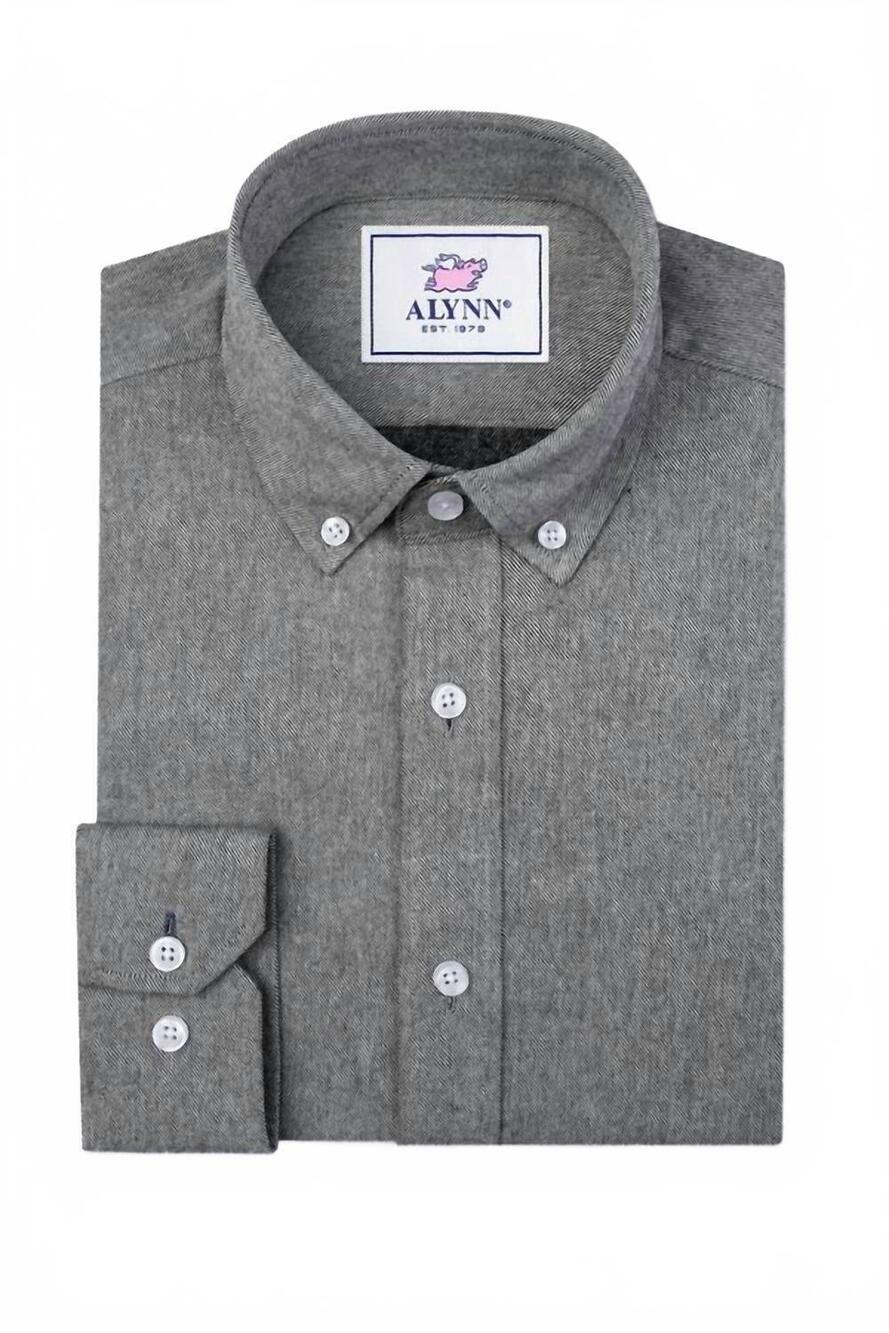 NEW ALYNN men's caden untuckable slim fit dress shirt in black